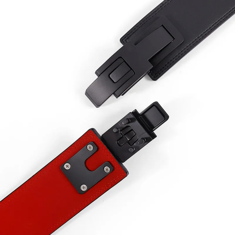 Leather Lever Weightlifting Belt