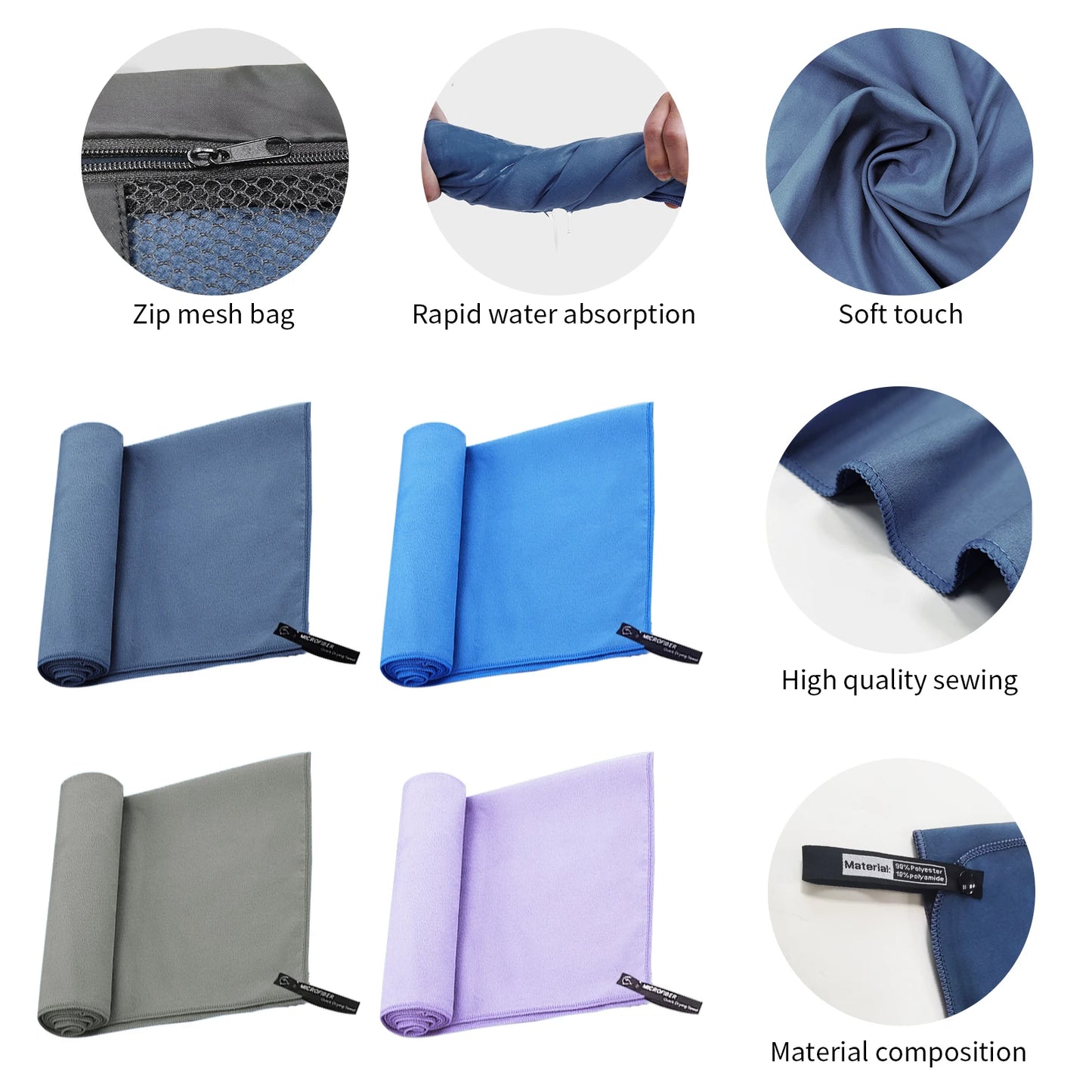 Premium Microfibre Gym Towel