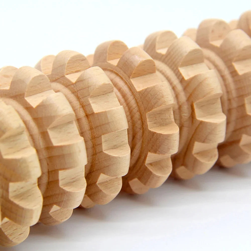 Wooden Muscle Massage Roller